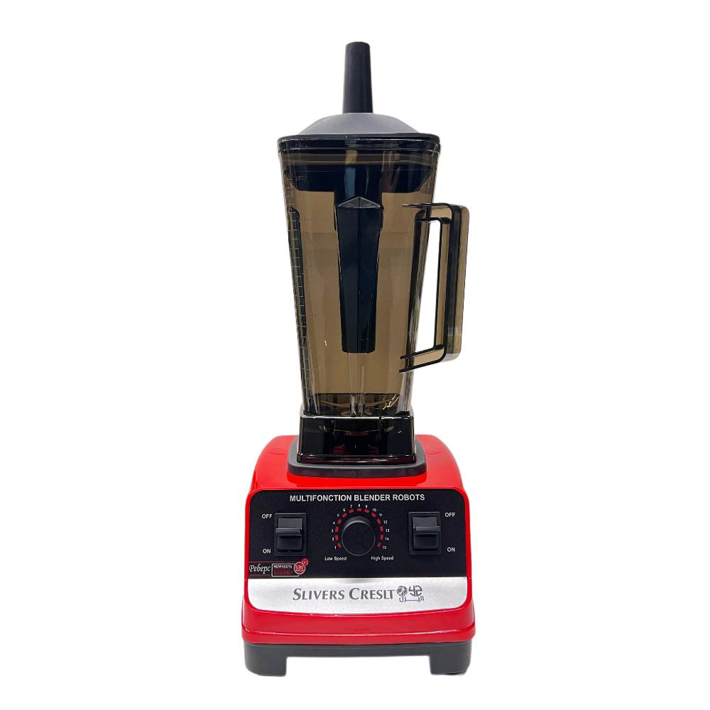 ⚡🥤 خلاط Slivers Creslt SC-1589… قوّة تعتمد عليها!

محرك قوي 5500 واط وسرعة عالية 32000 دورة/الدقيقة لخلط وطحن سريع وناعم 💪

شفرات ستانلس ستيل قوية مع تحكم بالسرعة لنتائج مثالية كل مرة 🔪🎛️

جرة كبيرة 2.5 لتر تكفي كل احتياجك، مع نظام حماية ذكي لأمان أكثر 🔒

اختيارك العملي لكل يوم 🍹