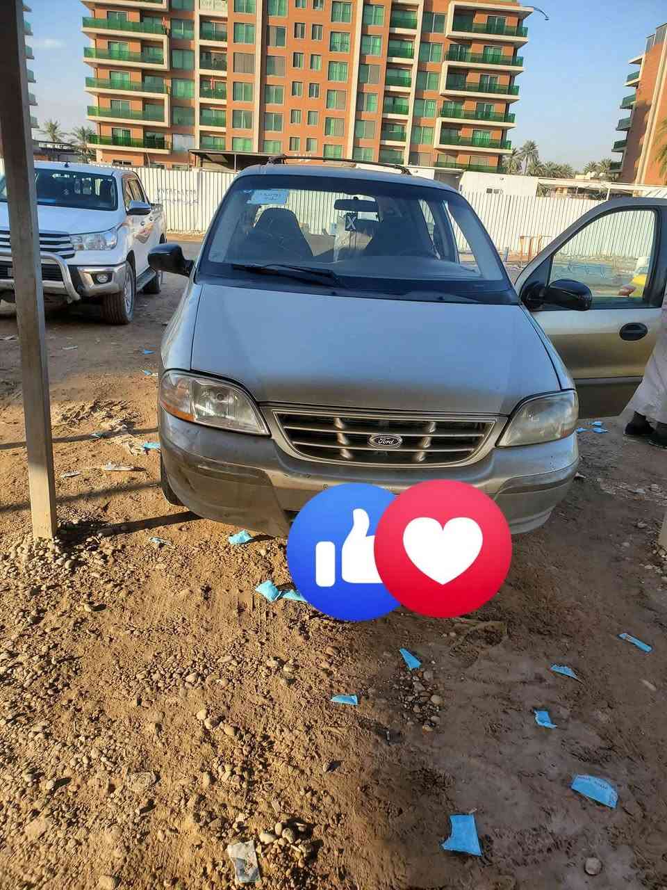 سلام عليكم
فورد وندستار للبيع موديل 2000
***********
هزه جديد
رقم جديد 
اذا اكو مراوس عادي 
بسعرهه 
مصبوغ عام 
القماره مامصبوغه 
بيهه شويه خربطه بلكات 
سعرهه ٤٠ ورقه 
داخله جديد 
التبريد يراد راديتر وغاز 
كمبريسر شغال 
تايرات امامي جديد
