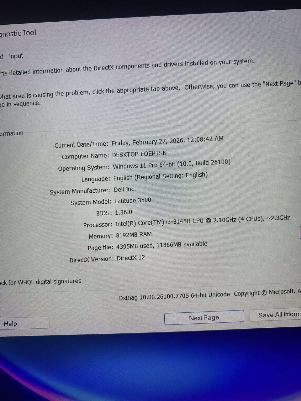 السلام عليكم  لابتوب DELL Latitude 3500
CPU INTEL CORE I3 gen 8  

RAM 8 gigabit 

Hard SSD 256 

Size 15.6 

Windows 11 PRO 

GPU HUD 620 4 gigabyte  

يجي وياها شاحنه أصليه تگدر تتأكد والنظافه همين نظيفه جداً ووياها ماوس RGB السعر ٢٤٠ وبيها مجال وراسلني وبيك خير وتتدلل للأستفسار ***********
