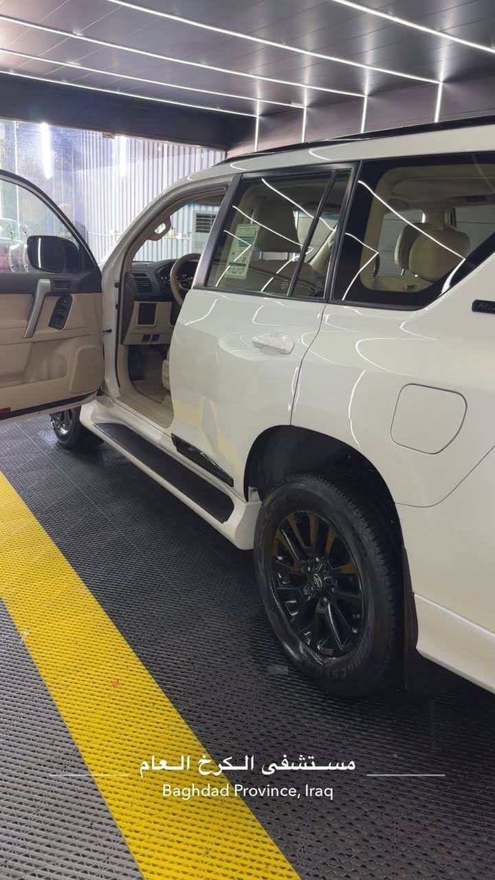 السلام عليكم برادو ٢١ مغلفة PPF ماشية ٧٧الف مكفولة كلشي موضح بالصور مكاني بغداد الاتصال على ***********
