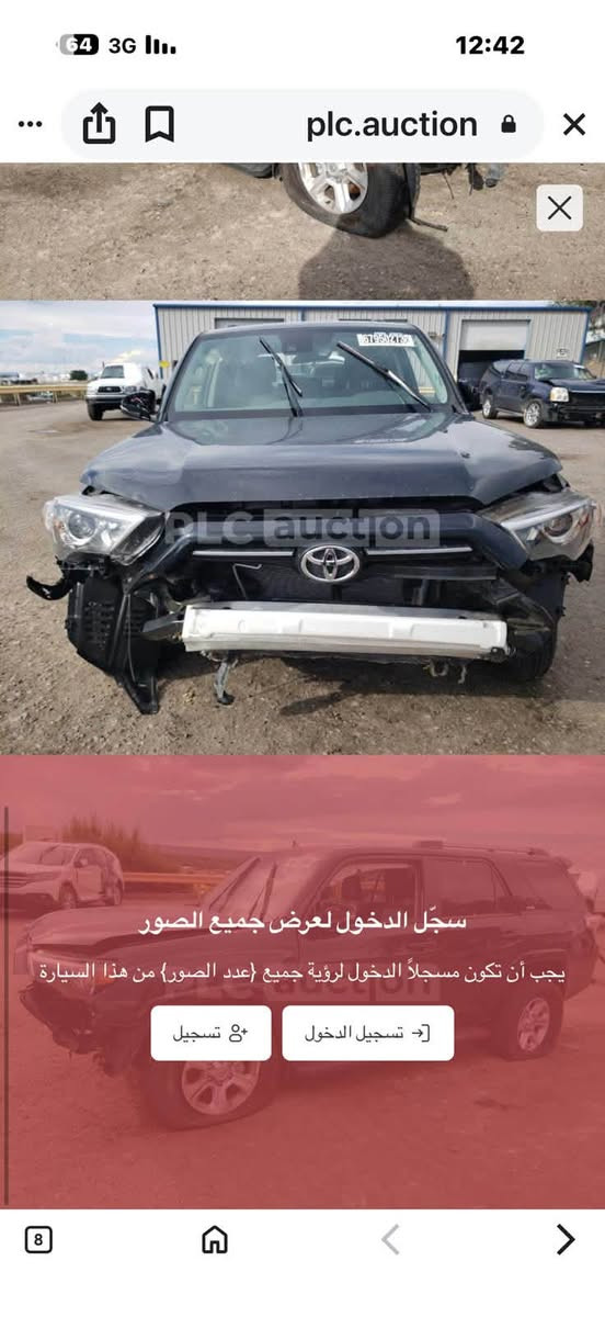 سلام عليكم فور رنر  2023وارد امريكي 
سياره ماشيه 12 الف ميل 
سياره فول عدا السلايت
تدفئه كشنات 
كشنات كهرباء 
رادار امامي 
كامره دواره 
ويل trd
سياره كلش جديده 
ليوم سويت اله سونار 
كلشي مذكور بلتفاصيل 
الكيس مفتوح 
الشاصي بي تعديل بصيط 
ضربته مال امريكا فقط بدون صبغ اي قطعه بس تطبيك مفتوحات 
السياره سعره 300 وبيه مجال 
مكاني الجادريه 
***********
