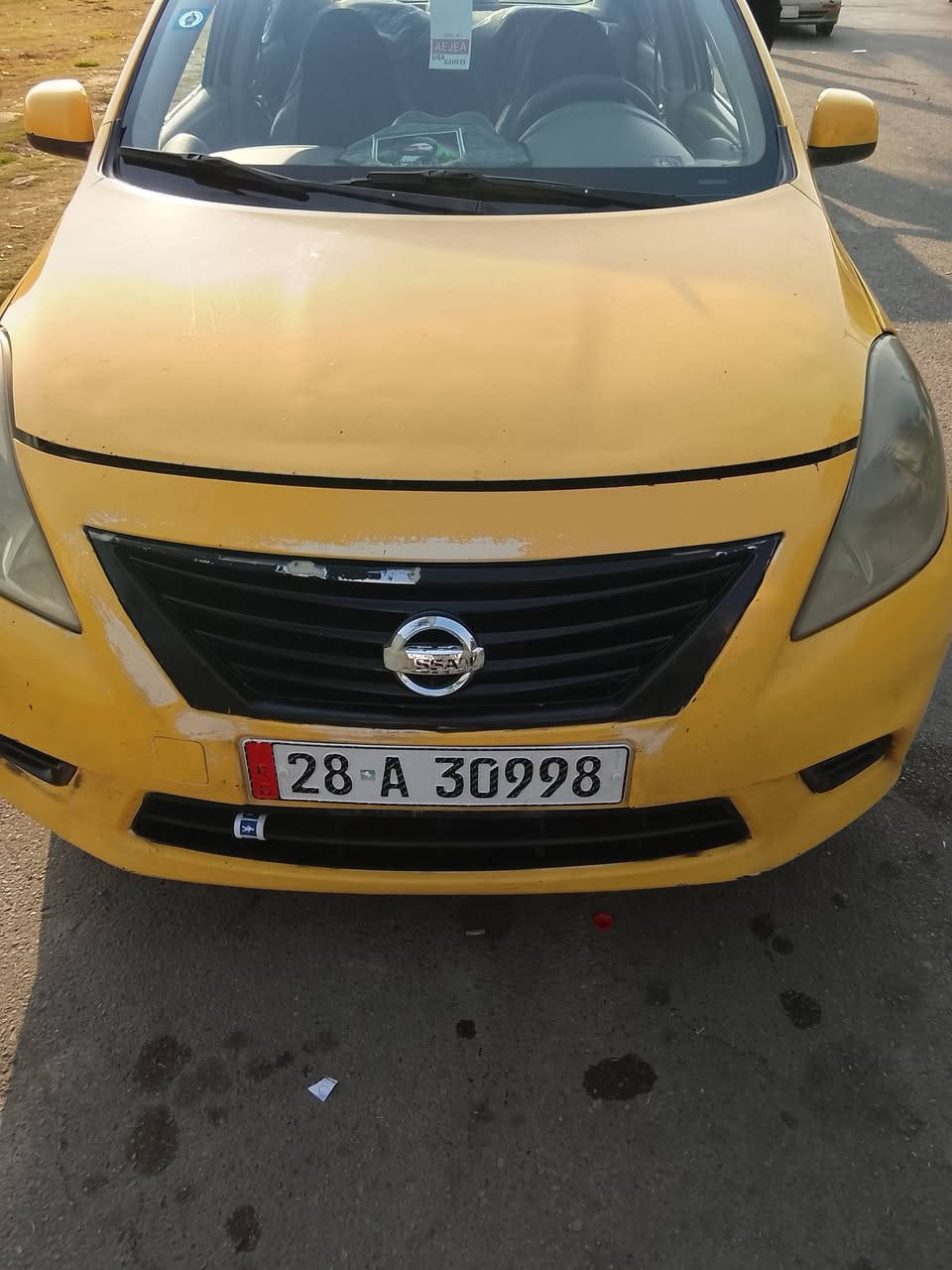 السلام عليكم للبيع نيسان سني فيرسا موديل 2014 خليجي رقم نجف بسمي مصفره غرامات وهيئه مكاني بغداد الجديده السعر 70 بيهه مجال الاستفسار ***********
