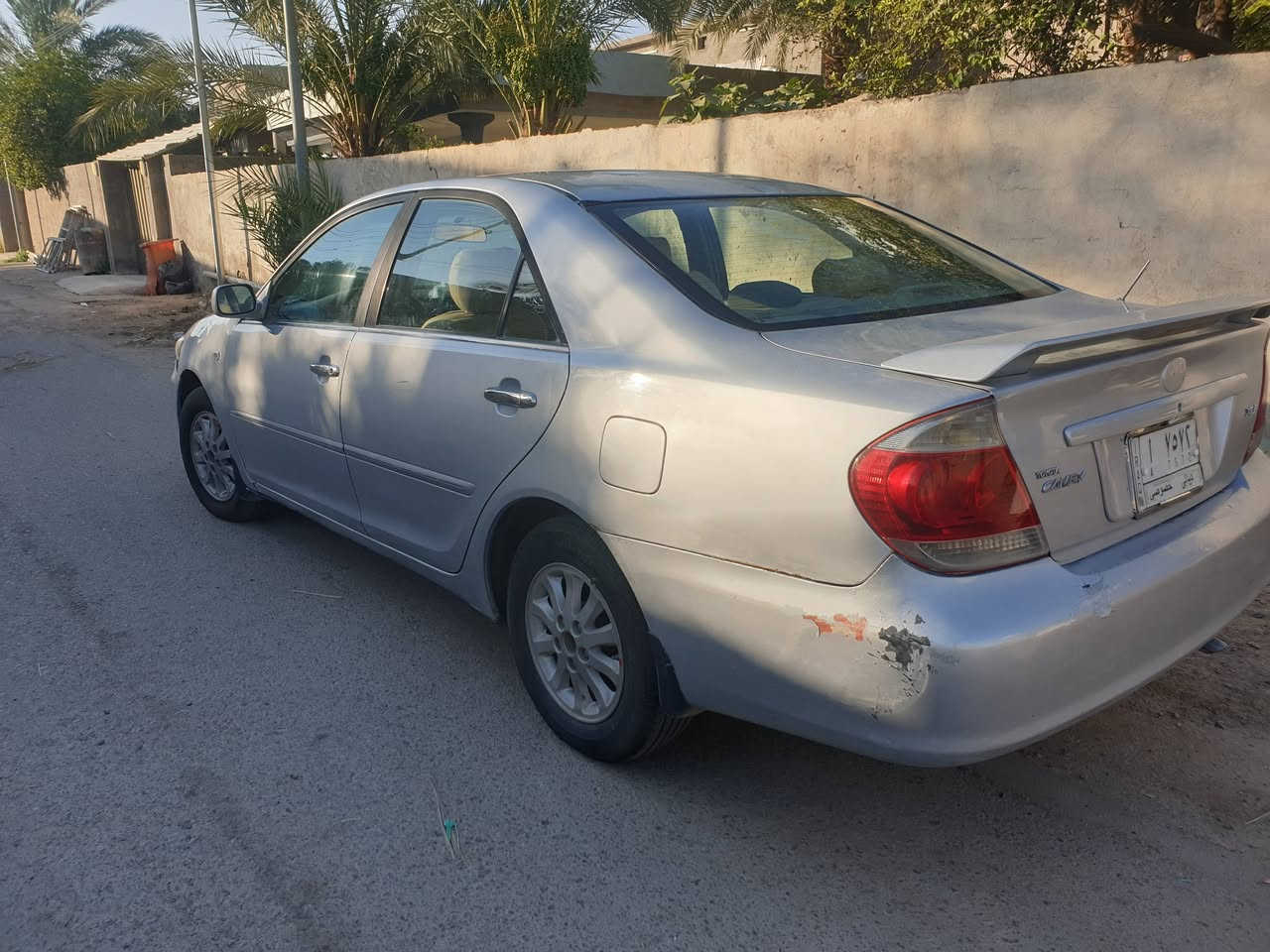 كامري 2005 خليجي محرك 2400 تبريد بي خلل بس شغال محرك وكير وصدر وتخم تاير كلهن خير من الله رقم ديالى مشروع وطني للاستفسار الاتصال على الرقم ***********
