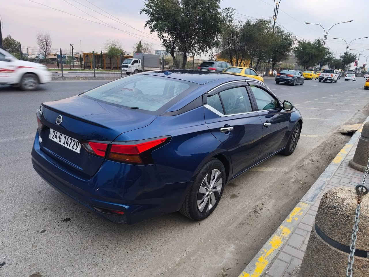 نيسان التيما 2020
Nissan Altima   S 
 2020 
-بصمة تشغيل 
-بصمة أبواب 
- تشغيل عن بُعد 
- المُحرك 2500 
-التوقف ذاتي
-شاشة كبيرة 
- كُشن كهربائي 
-شاشة اعطال 
-كامرة خلفية 
-عداد الكتروني + رقمي
-ثلاث انظمة قيادة : عادي + سبورت + نظام صعود
-التبريد ثلج
-ماشيه88 mil
بطاريه جديده
لايتات زينون جديده
-الرقم دهوك باسمي
سياره جاهزه 
***********
مكان السياره موصل الايسر
-قطعتين جاملغ وبونيد
