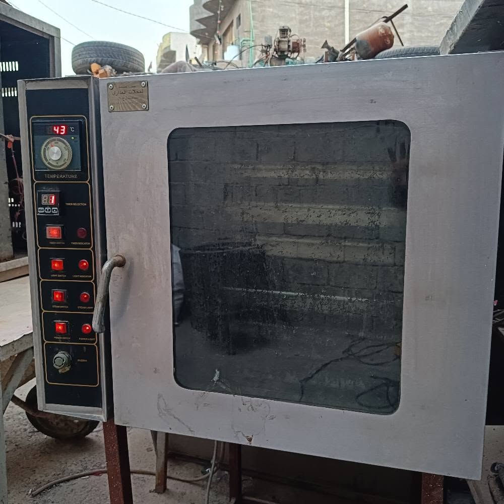 فرن كهربائي #العــــذاري 
يــشوي  5 صواني بنـفس الوقت قـياس 60×40
غاز + كهرباء امبير واحد
 يشوي 
#بيتزا_صمون_جرك_كعك_دجاج_سمك_لحم_بعجين 
#السعر 950 الف نضيف وشغال شرط الفحص 
مكاني كربلاء حي العباس اتصل او واتساب 
*********** كربلاء, العراق
