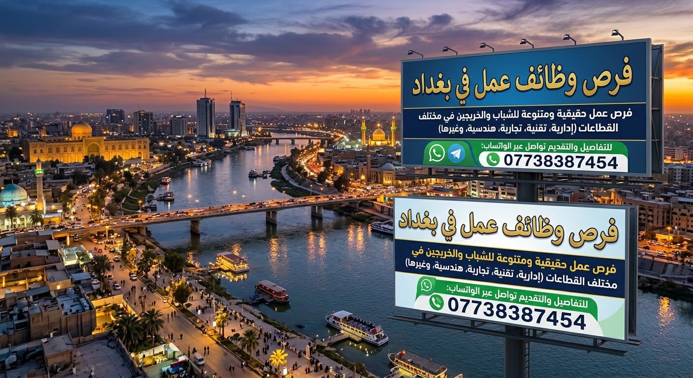 وظائف شاغره في جميع مناطق بغداد فوريه والمباشره بنفس اليوم ( مع سكن وطعام لأهالي المحافظات)

1️⃣محتاجه كابتن صاله عدد 20 اليوميه 30 الف في المطاعم 
يوميه 25 الف داخل الوكالات 

يوميه 50 الف داخل نوادي

2️⃣ محتاجه ويتريه داخل مطاعم يوميه 25 الف 
يوميه 25 الف داخل وكالات (اكلات سريعه)
يوميه 25 الف مع اكراميات مجزيه داخل نوادي

3️⃣ محتاجه مجهزين داخل مطاعم وداخل وكالات اكلات سريعه الراتب 800 الف إلى 900 الف 

4️⃣ محتاجه شواي منقله عدد 6 اليوميه 35 الف

5️⃣ محتاجه عمال داخل مطعم فقط سحب اجنحه بدون خبره يوميه 25 الف 

6️⃣محتاجه عمال داخل مطعم ( صبجيه تمن ومرق  فقط )
اليوميه 25 الف 

7️⃣. محتاجه موظفين كونترول الرد على الإتصالات داخل مطاعم ووكالات الراتب 750 الف
8️⃣ محتاجه كاشيريه داخل مطاعم الراتب 900 الف
الراتب 750 داخل وكالات اكلات سريعه 

9️⃣. محتاجه عمال تنظيف ( سنك ) اليوميه 25 الف داخل مطاعم 

🔟 محتاجه سواق كراج داخل مطاعم الراتب 750 مع اكراميات ( شرط يمتلك اجازه سياقه)

⏸️ محتاجه مدراء مطاعم أو وكالات شرط الخبره الراتب مليون وربع

12= محتاجه عمال ( ثرامين) داخل مطاعم اليوميه 30 الف