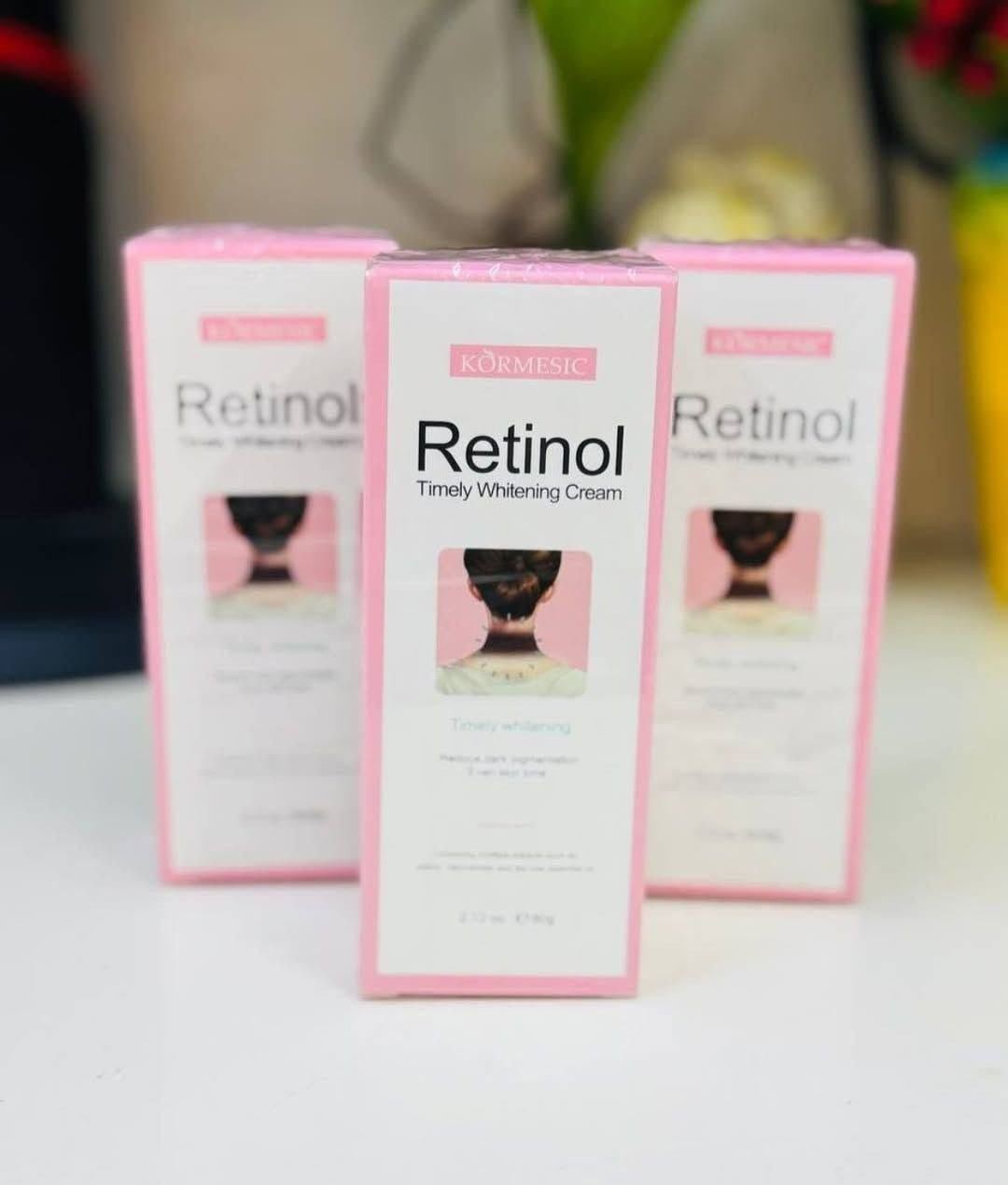 ✨  KÖRMESIC Retinol Timely Whitening Cream ✨🇰🇷💯 
(الترند كريم الريتينول للتفتيح الفوري) 
كريم للعناية بالبشرة مصمم خصيصاً لـ تقليل التصبغات الداكنة وتوحيد لون الجلد، وتحديداً في المناطق المعرضة للاسمرار مثل الرقبة، الإبطين، والمناطق الحساسة. 

✅ الفوائد الأساسية:-
✔️ يعمل على تقليل مظهر التصبغات الداكنة وتوحيد لون البشرة في المناطق المعرضة للاسمرار مثل الرقبة والإبطين.
✔️ يحتوي على الريتينول للمساعدة في تجديد خلايا البشرة وتحسين ملمسها.
✔️ مدعم بالنياسيناميد للمساهمة في توحيد لون البشرة وتقليل مظهر البقع الداكنة. 
✔️ يحتوي على زيت شجرة الشاي للمساعدة في تهدئة البشرة.

طريقة الاستخدام: يُوضع على بشرة نظيفة وجافة مع التدليك بلطف حتى الامتصاص. يُفضل استخدامه مساءً، مع استخدام واقي الشمس نهاراً عند التعرض للضوء.
النتائج قد تختلف من شخص لآخر حسب نوع البشرة وطبيعة التصبغات.
#الاصلي المنشأ كوريا 🇰🇷💯 
#اكسبلور #تصوير #تصويري #انستقرام #كومنت #الفن #لقطة #رسومات #محترف #رسمتي_بالرصاص #انمي #فراشات #رسامين_عرب #الرسم #فن #فيديو #ابداع #رسمات #رسمي #مبدع #تلوين #ريشة #ريشتي #الوان #لون #رسام #معرض #متحف #لوحه #لوحتي


**إذا كنت صاحب هذا الإعلان وتريد حذفه لأي سبب، رجاءا أرسل رسالة إلى الدعم الفني**