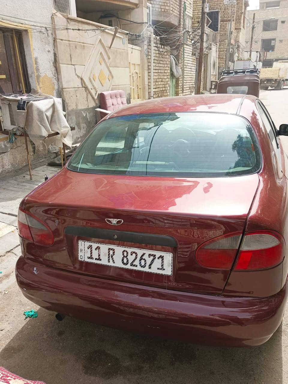 سلام عليكم سيارة دايو لانوس موديل ٩٧ جديدة رقم بغداد انكليزي بسمي هزة جديدة سيارة جاهزة كير أو محرك أو تخم تاير جديد صدر أمامي أو خلفي خير من بيع أو مراوس معا اوبل فكترة أو استرة السعر 30 العنوان بغداد رقم الهاتف *********** بي واتساب
