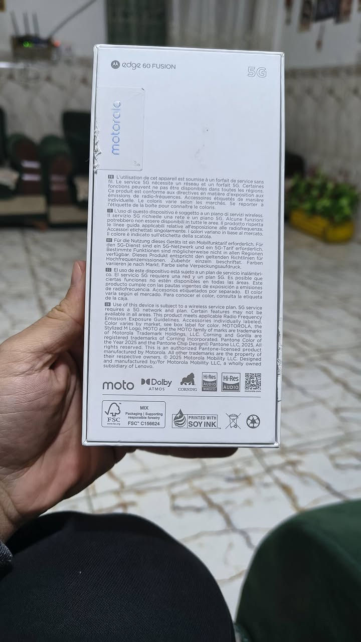 موترلا ايدج60 فيوجن 
ذاكره 256
عشوائيه12+12=24
بطاريته 5200
شحن سريع 68واط 
شاشه اولد 120هرتز 
باكيت كامل ماحقات استعمال قليل كلش
للبيع ب 300ومجاله بسيط خذته جديد ب 385
مكاني الرمادي توصيل ماعندي


**إذا كنت صاحب هذا الإعلان وتريد حذفه لأي سبب، رجاءا أرسل رسالة إلى الدعم الفني**