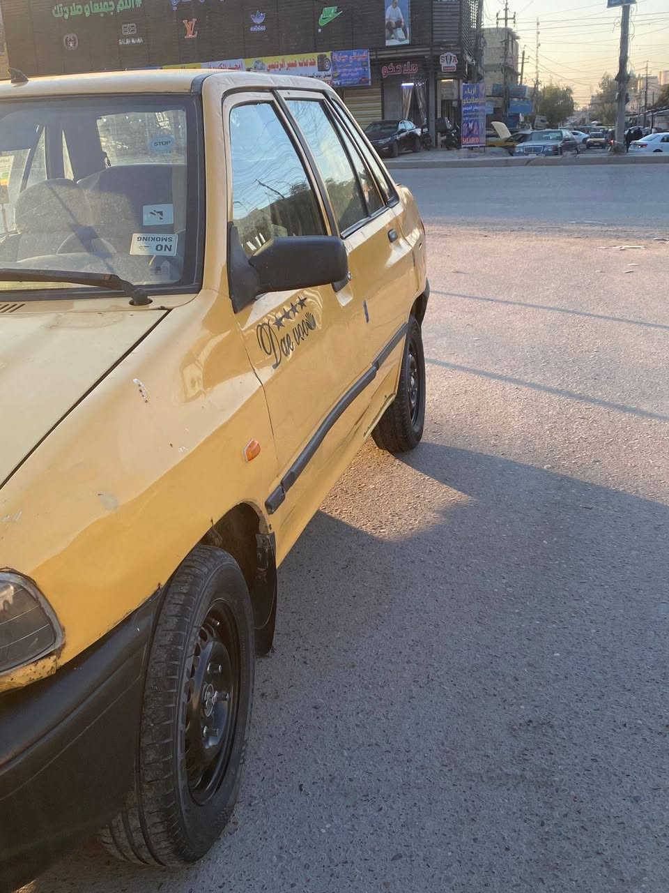 السلام عليكم 
سايبا 2015
مكاني العبيدي سعر 28 عليها غرامه 4 ينزلن من سعرها تصير 24
ترايك وين ميعجبك

السياره بيها ضربه بل جاملغ الخلفي ومسوينه نفسه 
سياره كير بل جيس 
مكينه بل جيس
كهربائيات كلها شغاله 
تدفئه تبريد بس غاز 
داخل جديد 
تكمه جام 
السياره سنويتها ضايعه 
وقدمت بلاغ وسويت فقدان بعد بس تروح للمرور تطلع ب اسمك كبل 
مكاتبه مروري اذا مو مروري منبيع 
سعرها 28 
عليها 4 اوراق غرامه بل شهر 50 تنطيهم 
يوكعن من سعرها 
يعني صافي 24 
سياره جاهزه مكاني بغداد العبيدي
للاستفسار ***********
***********
