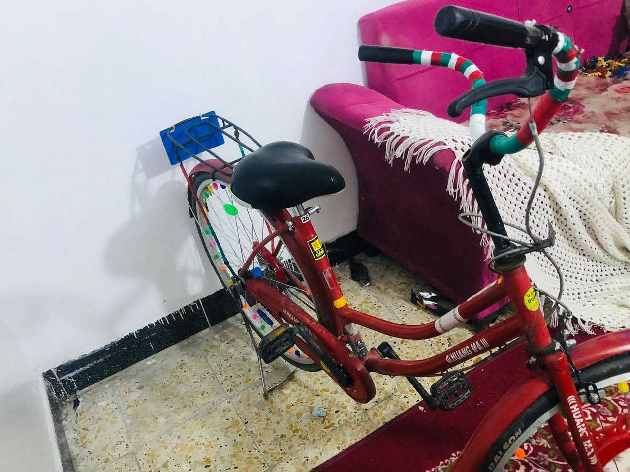 سلام عليكم 
بايسكل بناتي ياباني 
الموديل2024
النوع نثيه
بايسكل نضيف فقط بي صبغ الجاملغات 2
السعر ..65وبي مجال قليل


**إذا كنت صاحب هذا الإعلان وتريد حذفه لأي سبب، رجاءا أرسل رسالة إلى الدعم الفني**