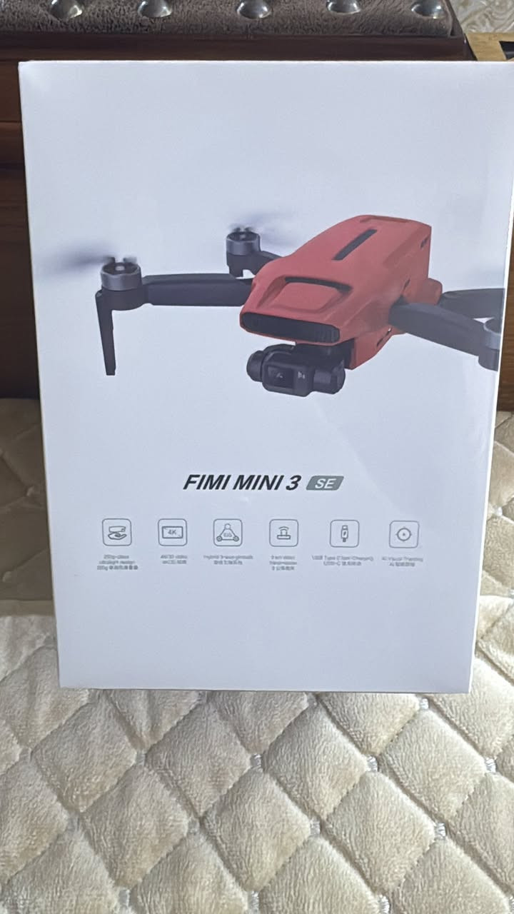 السلام عليكم ورحمة الله
يتوفر درون fimi mini 3 جديد لوك بالنايلون

تصوير 4k

كمبل ثلاثي مانع اهتزاز

المدى ٩ كيلو 

ماطورات برشلس 

نظام gps 

ربط كيبل 

السعر ٣٧٠ الف 

للحجز او الاستفسار مراسلة ماسنجر او واتس اب على الرقم ***********
