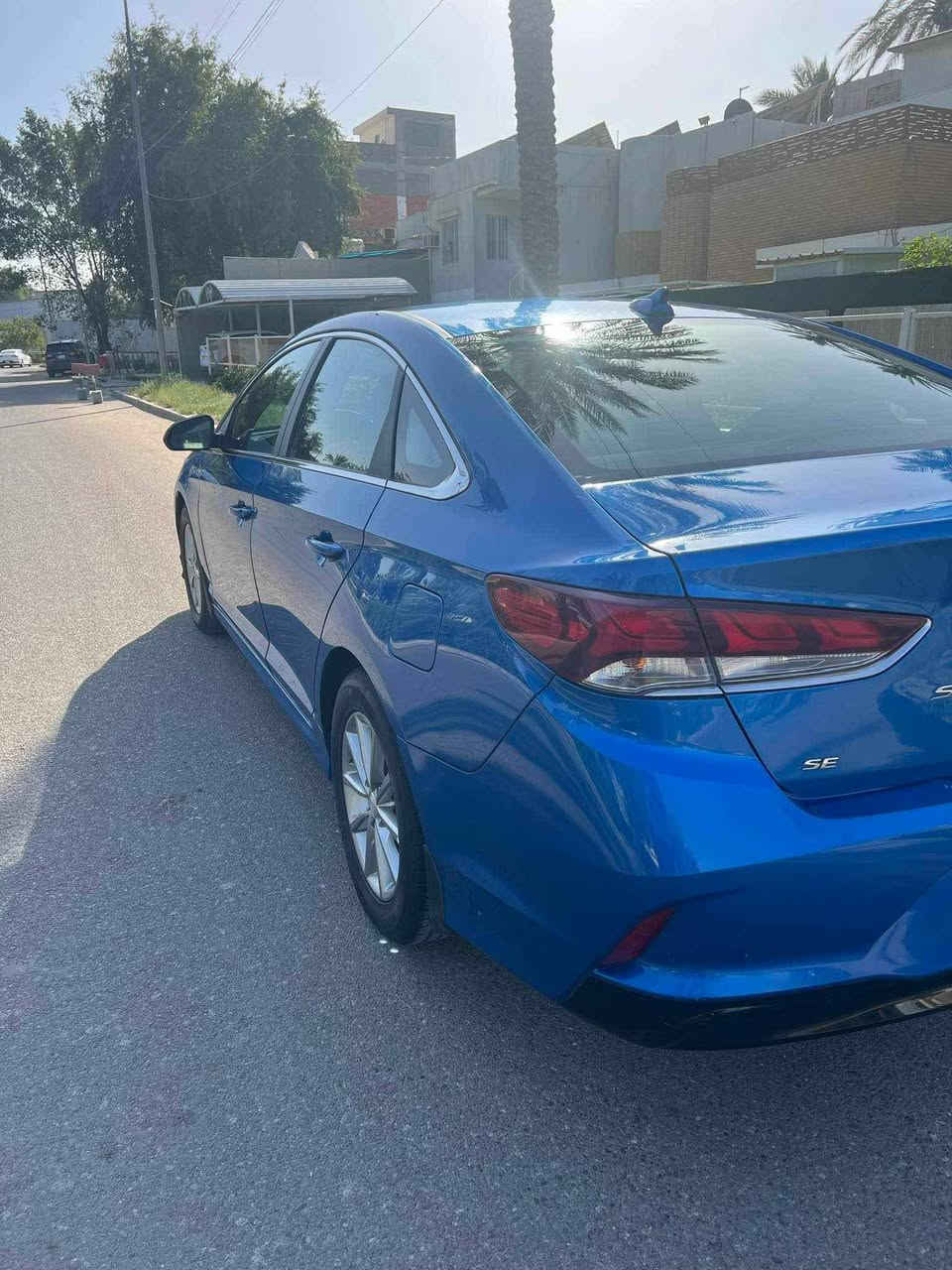 سوناته موديل ٢٠١٨ وارد امريكي حادثهه خلفي وبيهه جاملغ امامي ضربه بسيطه ***********
