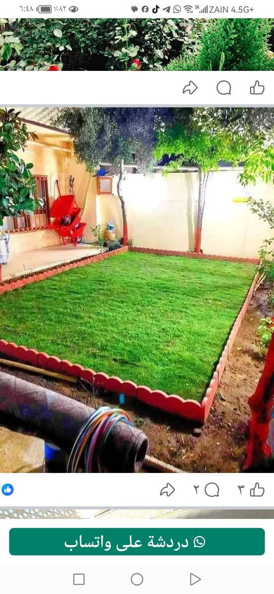 ابو محمد للهندسه الحديق وديكورات تجهيز زرع الأشجار والورد وثيل 
***********
