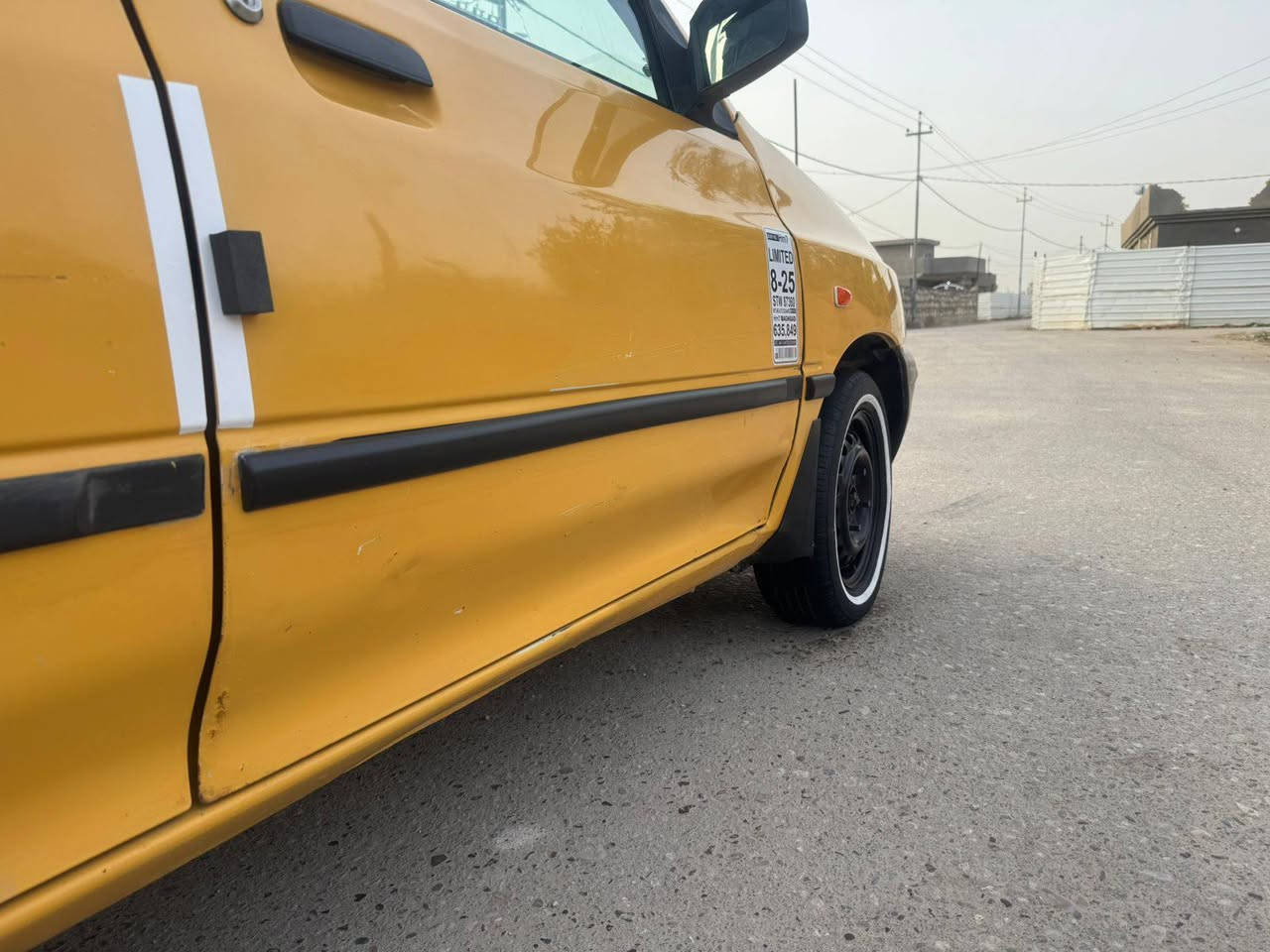 مرخصت الادمن المحترم
سايبا موديل ١٣ رقم بغداد الماني 
سنوية لغاية ٢٧ 
مصفره هيئه وغرامه 
شواصي شرط بلاد لاصبغ ولالحيم ولاخياس 
محرك مكفول لاتبخير. ولاتنقيص ولادخان
كير جديد لايفلت ولايقر ولا بي صوت
مكفوله من الضربه والصبغ والتبديل 
حداديه اماميه خلفيه جديده 
تخم تاير جديد ابو الخط 
كهربائيات كلهه شغاله 
السعر ٢٩ وبيهه مجال بصيط 
مكان السياره بابل قرب سيطرة الاثار 
رقم الهاتف ***********
