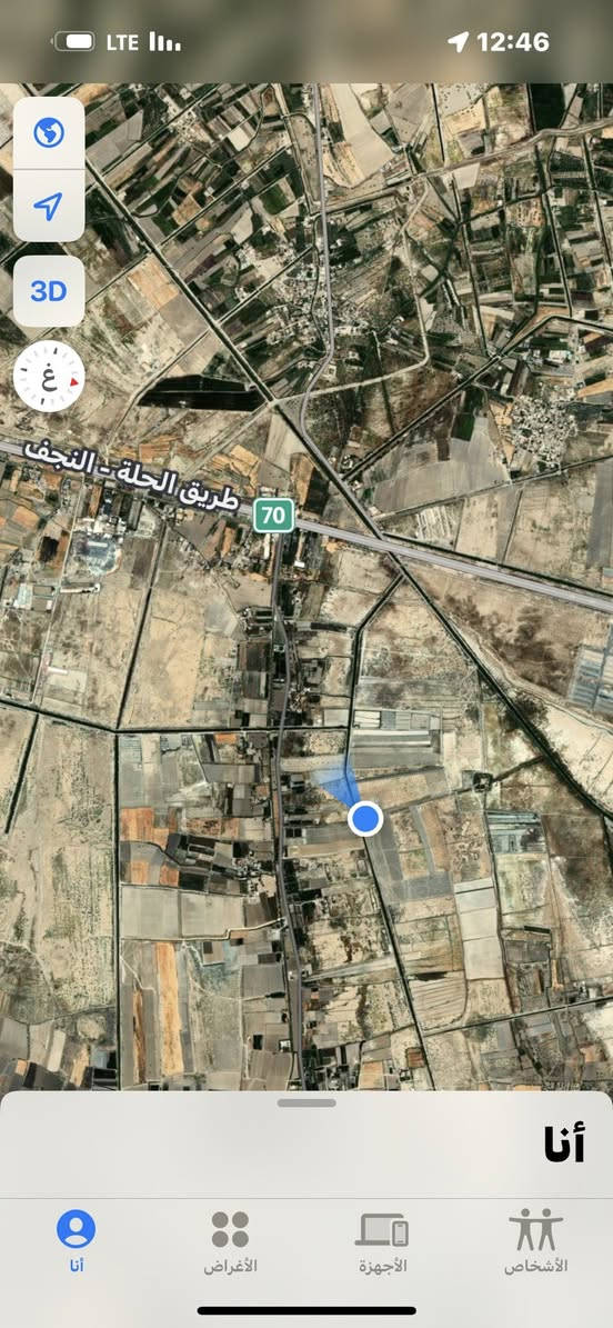 ارض طابو زراعي سند 25 
مداور مباشر بأسم المشتري 
طريق حله نجف 
نزلة عبدالله بن زيد عليه السلام 
المساحه 5دونم 
*********** 
السعر 60 الدونم
