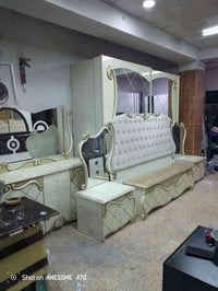 غرفه فوة نظافه يخبل مع دوشك ٧ قطعه غرفه ظخمه  سعرها ٣٨٠ مع دوشك طبي  ت...