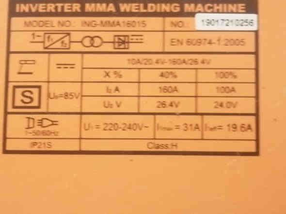 السلام عليكم
ماكن لحام نوع انجيكو
قليلة الاستعمال ونظيفة جدا
شغالة وغير داخلة اي تصليح.
السعر 60 الف
المكان بغداد
للإستفسار الاتصال
***********
