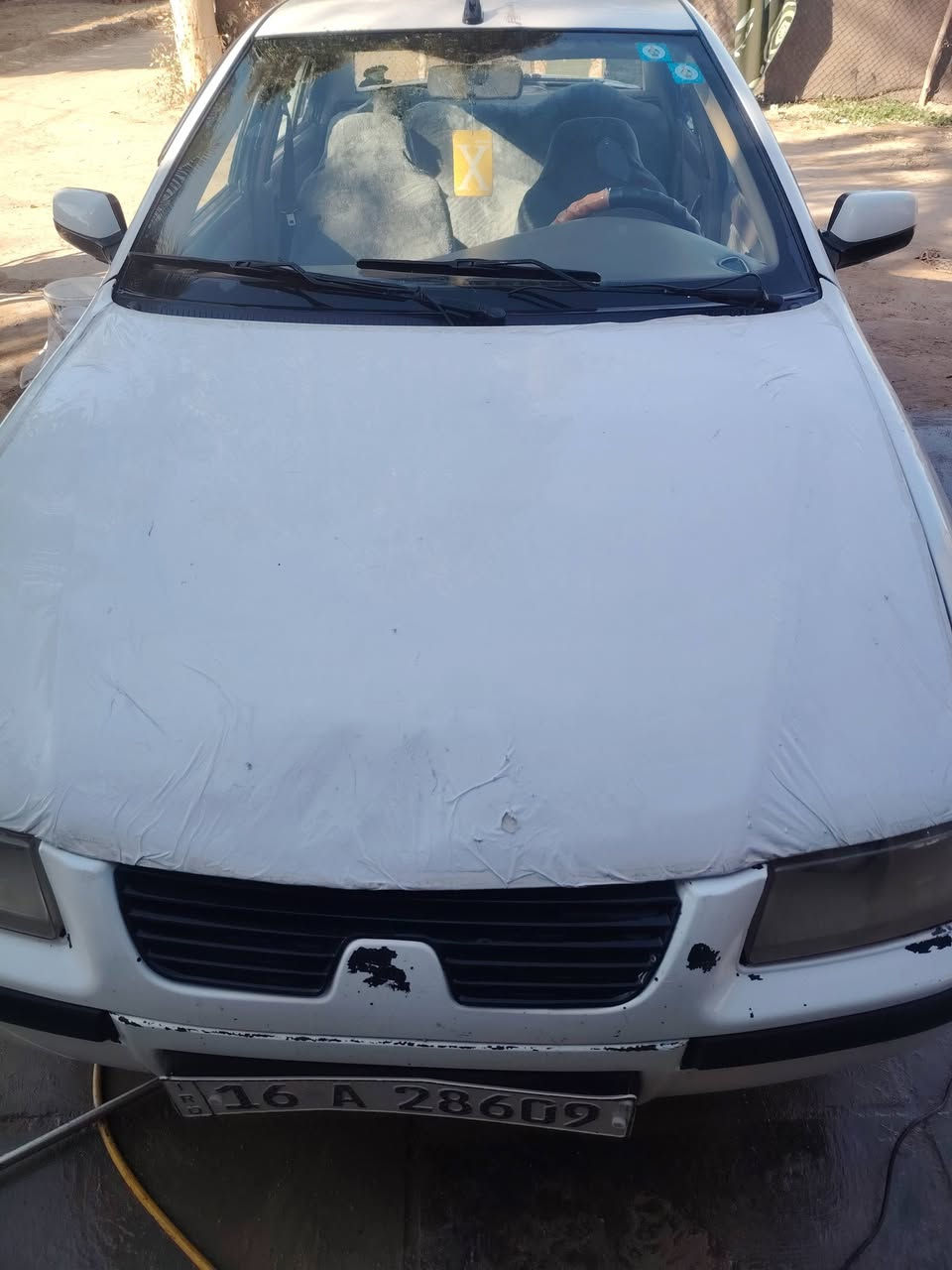 سلام عليكم للبيع سياره سمند موديل 11 رقم انكليزي بسمي محرك بعده جديد شرط يعني مكفول كير تبريد ثلج سياره حلوه مال جناي مكفوله من ضربه قويه
السعر 38 وبيه مجال قليل 
 ***********
