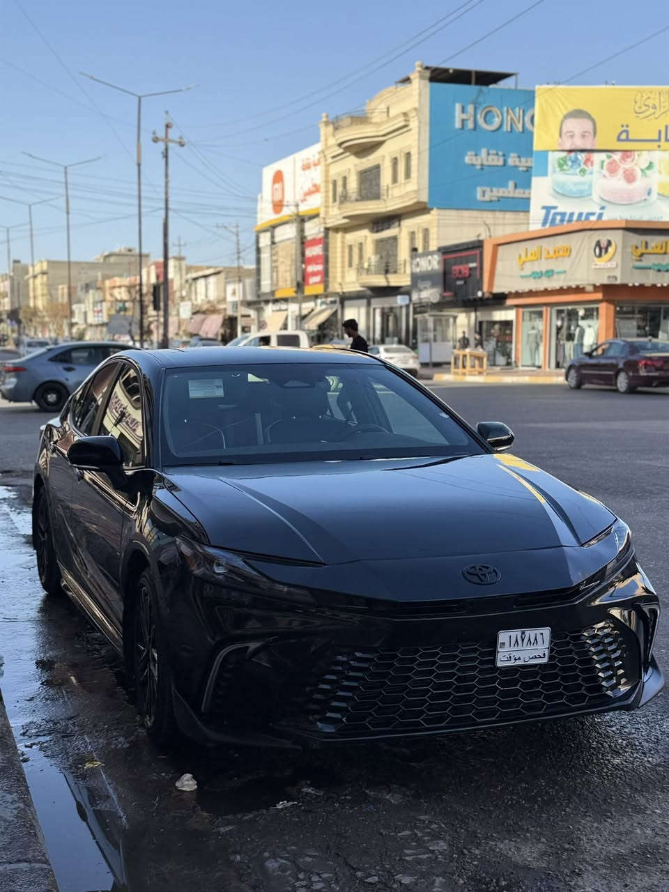 � تويوتا كامري 2025 هايبرد SE بلاك
وارد أمريكي دخول جديد تتسجل بغداد  باسمك مباشر
ممشى 3,000 كم
حادثه كلش حفيف تبديل وصبغ بنيد بدون دواخل وتعديل بارد بل جاملغ والي جوه الرقم الصندوق بخ ع كده 
 مواصفات ال se 
رادار 360 – تحديد مسار – بصمة – شحن لاسلكي
داخل جلد –  
Apple CarPlay – Android Auto.   شاشه تدعم  
✔️ رادار تفاعلي + تحديد مسار
✔️ شاشة كبيره
✔️ بصمة + دخول ذكي
✔️ شحن لاسلكي
✔️ داخل جلد
✔️ كشنات كهرباء
✔️ إنارة LED كاملة
📍 العنوان لانبار  الفلوجة
صور الحادث مرفوقه مع الصور
💰 السعر 23,500$
📞 *********** (واتساب متوفر
