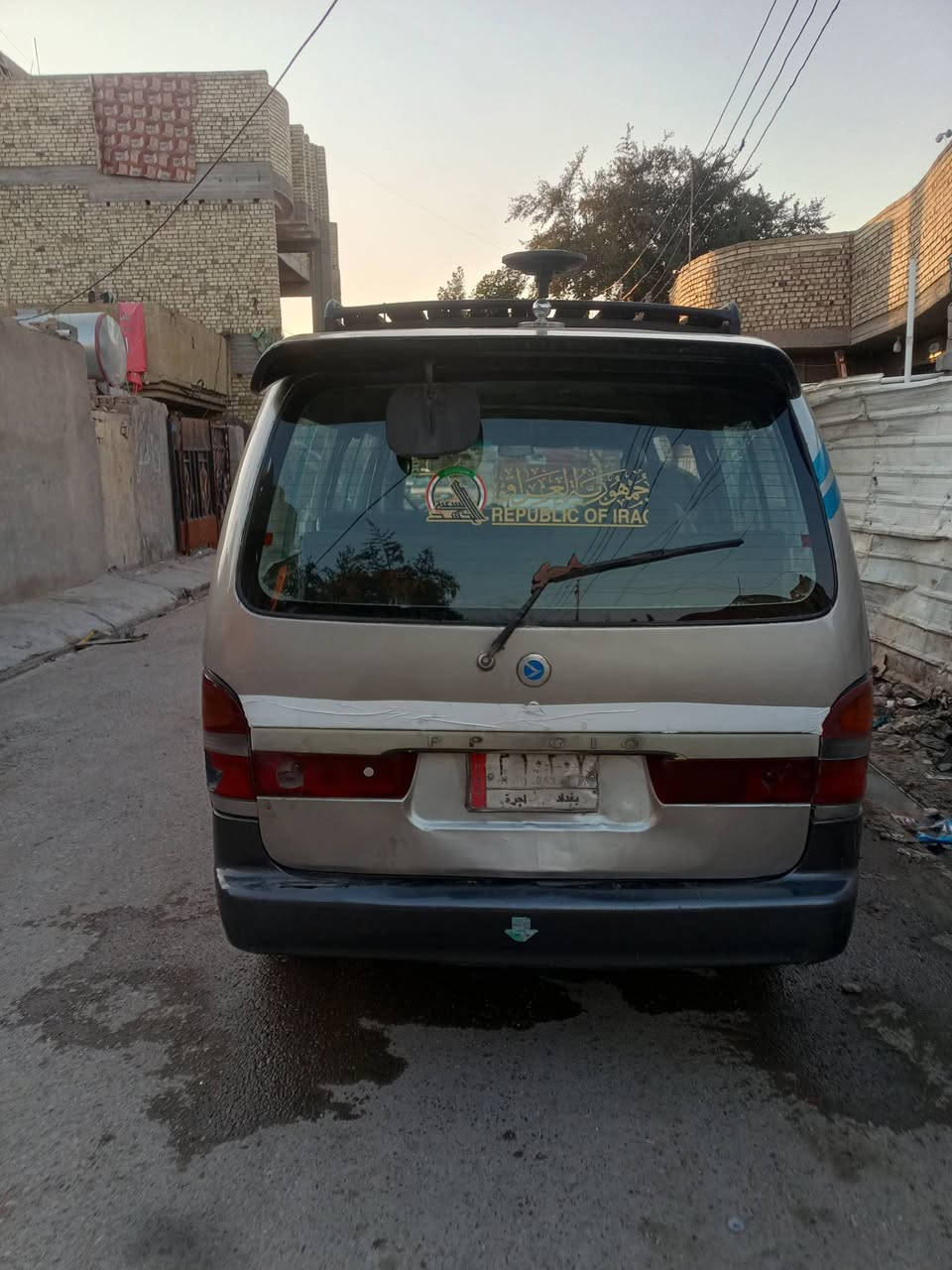 السلام عليكم بريجو موديل 96 للبيع بسمي تحول ثاني يوم مصبوغه عام مكينه 3000 بيها خيط بخار السعر 55 وبيها مجال مكاني بغداد المعامل الباويه رقم ***********
