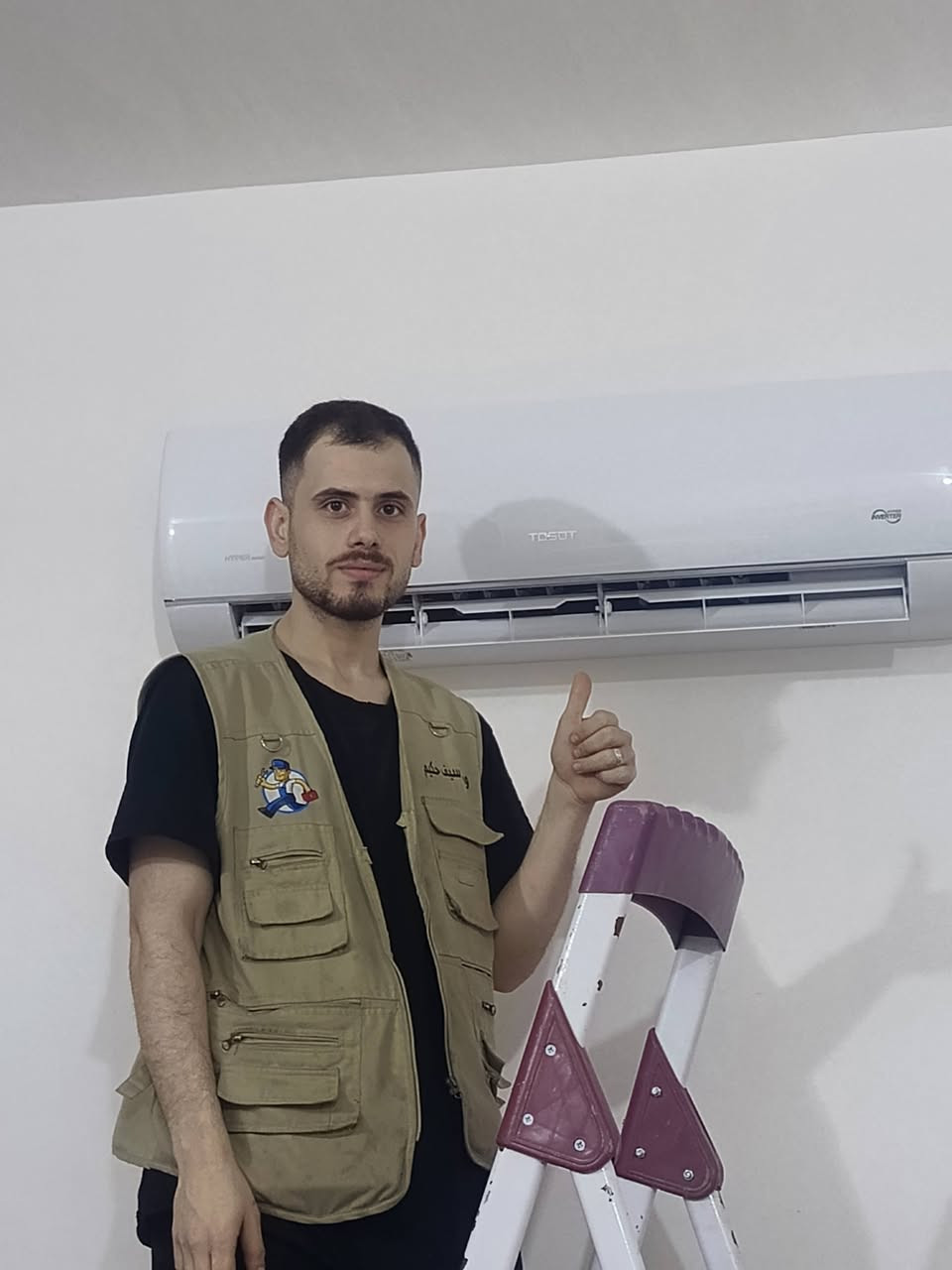 تم بحمد الله تنصيب سبالت عدد ٢ نوع توسوت هايبر انفيرتر حجم طن ونص يعمل بغاز ٤١٠   نظام بوري دفن في حي العطاء للاخ حمزه عادل 
مع ضمان في العمل

سيف حكيم لصيانه وتنصيب وأدامة كافه اجهزة التبريد 
***********
***********
