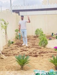 مع بدأ موسم الحدايق يتوفر كادر ترتيب وتنضيف وديكورات الحدايق بأجمل ديك...