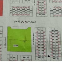 نصف قطعة في الموقع القطعه سند باسمي المساحة 100 م  القطعه بصف الركن  ر...