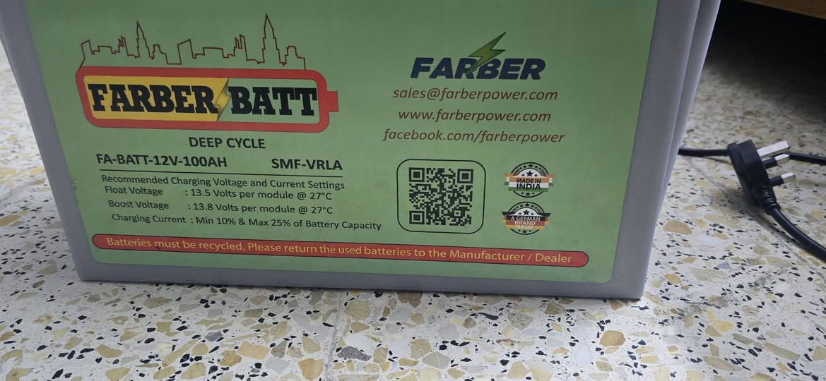 للبيع ups farber 1kv تربط عليه بطارية خارجية فقط ما بي بطارية داخلية
وياي بطارية فاربر حجم 100Ah

اثنينهن للبيع ب 500 الف

للتواصل واتس اب ***********
