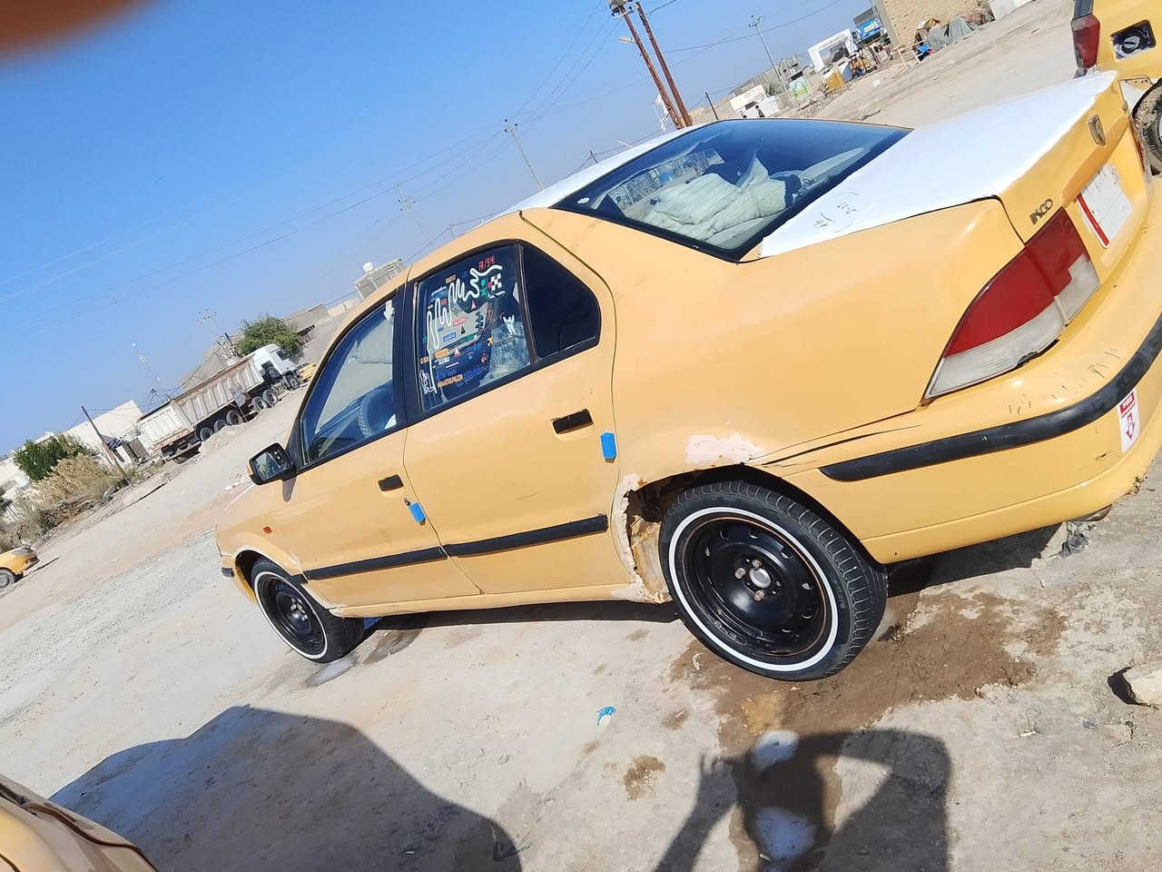 سلام عليك سياره سمندللبيع موديل ١١سياراجهازا من كلشي هيه وغرامات عليك الك يمي بس مالك مكان سماوه ام العصافير رقم للستفسار ***********
