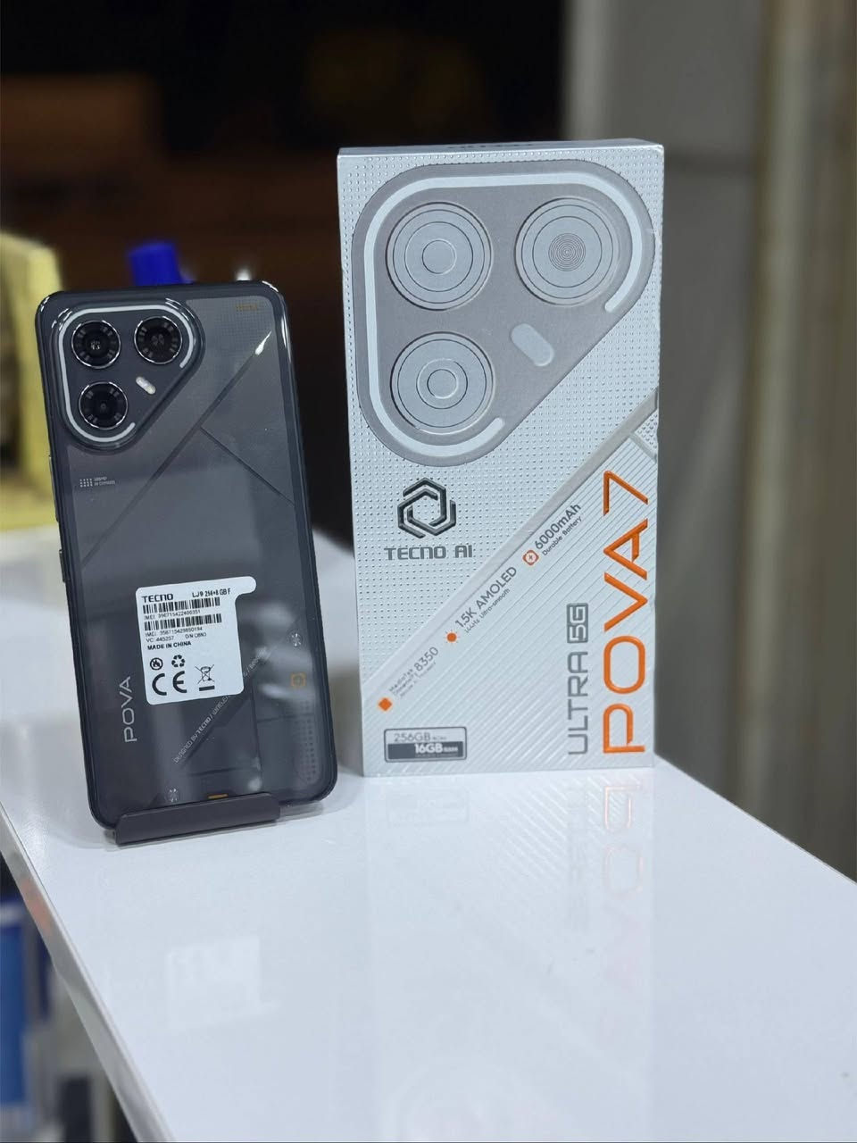 إسلام عليكم جهازTECNO POVA 7 Ultra 5Gجديد استخدام أسبوع كامل ملحقات ذاكرته 256وحش الألعاب يفعل 120فريم مراوس فقط ب إس 22الترا او23 مكان شطره


**إذا كنت صاحب هذا الإعلان وتريد حذفه لأي سبب، رجاءا أرسل رسالة إلى الدعم الفني**