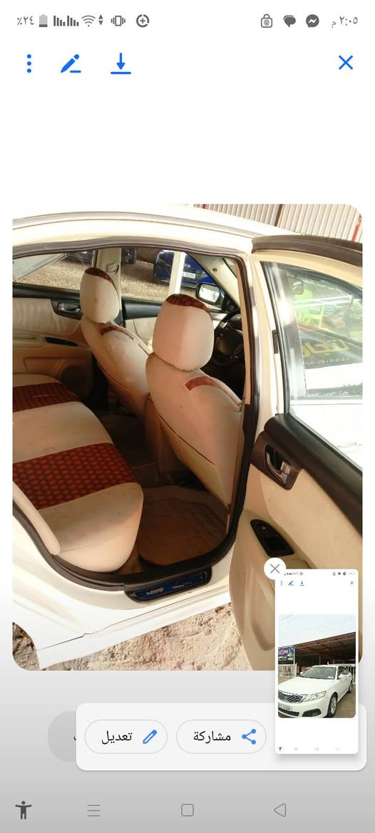 سلام عليكم ورحمة الله وبركاته كيا اوبتيما خليجي فول مواصفات رقم بغداد بأسمي رقم جديد وسنوية جديدة وهزة جديدة السيارة كفالة عدا الهلال الخلفي صبغ بسيط جدا وكارت بسيط بالجاملغ الأمامي مكينه وكير وحدادية وتبريد خير من الله. السعر 135 مع المجال. هاتف ***********. بابل. مكلف بالنشر
