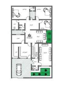 #المهندسة_حنين_الياسري #عرض_خاص  تصميم خارطة منزل 2d حسب متطلبات الزبو...