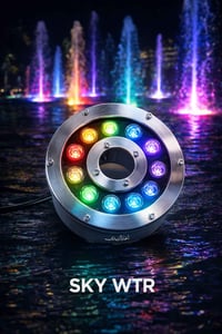 حوّل نافورتك إلى عرض ضوئي يخطف الأنظار ✨ إنارة نوزل النافورات من SKY W...