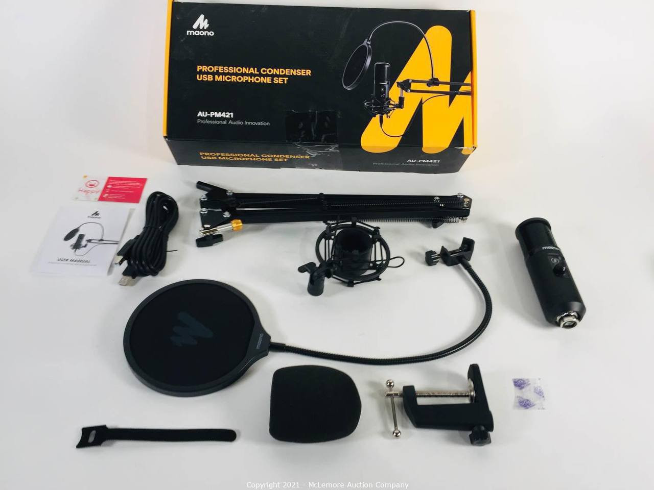 مايك احترافي من ماونو
يحتوي على ستاند متحرك
مناسب تماما للبودكاست وبث الألعاب ومكالمات والغناء 
زر كتم الصوت الموجود في المايك عن طريق اللمس 
كتم صوت مفتاح اللمس / إلغاء كتم صوت الميكروفون، وأضواء مؤشر LED المدمجة لإخبارك بحالة العمل (الضوء الأخضر العمل، الضوء الأحمر: كتم الصوت)

السعر 60,000 دينار عراقي


**إذا كنت صاحب هذا الإعلان وتريد حذفه لأي سبب، رجاءا أرسل رسالة إلى الدعم الفني**