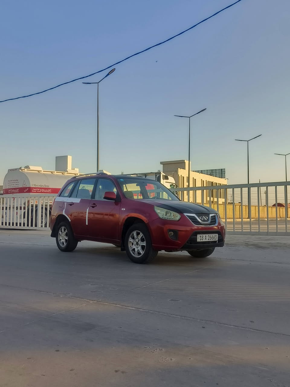 شيري تيكو 2013 الرقم بابل الدولي بسمي سنويه ل٣٠ هزة جديده جاهزه من كلشي مكفوله من ضربه تبديل. السعر 50وبيها مجال 
فقط تصليح خياس .كير محرك تبريد حداديه مكفول.غرفه جديده دوشمه جديده
  *********** مكاني كوت مركز المدينه
