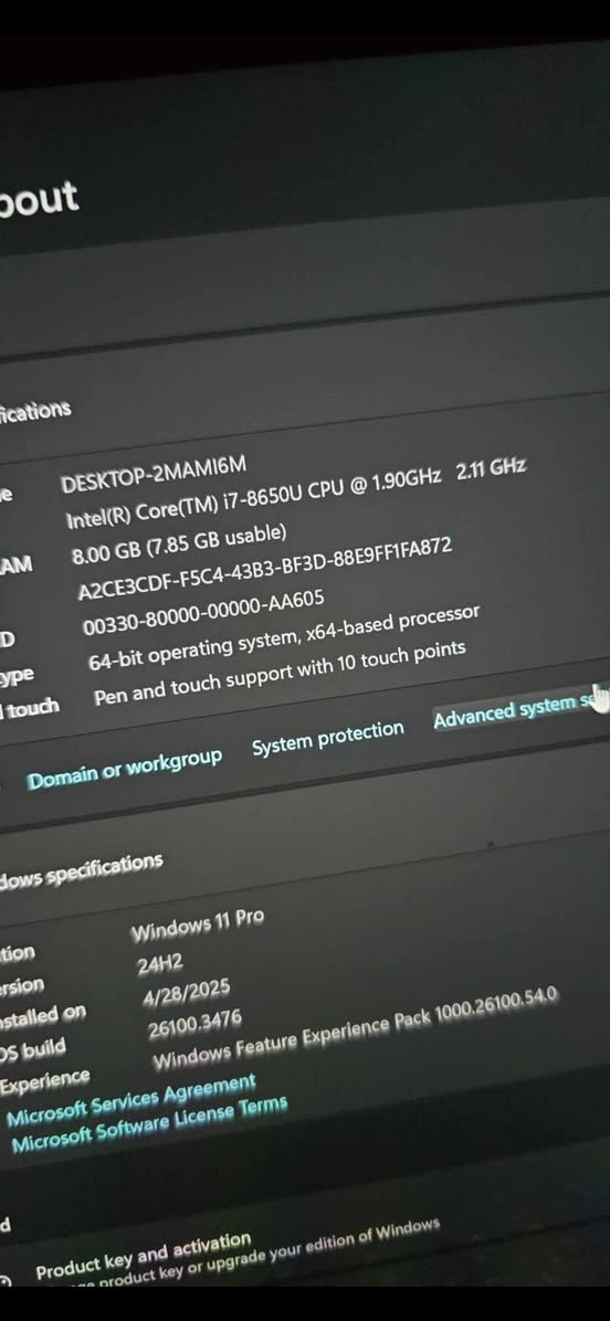 السلام عليكم
لابتوب للبيع كامل المواصفات مذكورة بالصور للعلم الجهاز نظافة و شحن ٩٥% و مبين من الصور جديد مستخدم قليل جدا مع كامل الملحقات ( قلم جديد و رؤوس القلم مع شاحن اصلي )
السعر قيم بما يرضي الله و منختلف ان شاءالله


**إذا كنت صاحب هذا الإعلان وتريد حذفه لأي سبب، رجاءا أرسل رسالة إلى الدعم الفني**