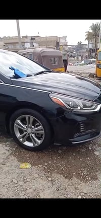 سوناتا 2018 فول عدا الفتحة السيارة مصبوغه حزام (حادث امريكا الصبغ ) بص...