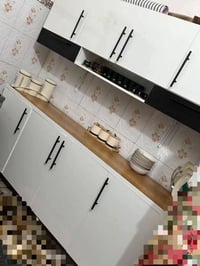 كاونتر خشب ٢م • ملحق ٢م • سنك ٢٠