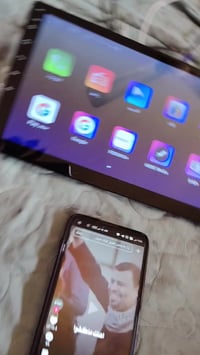 شاشه أندرويد كار بلي 10انج العرض 25  والطول 15 جديده شرط تفحص امام الم...