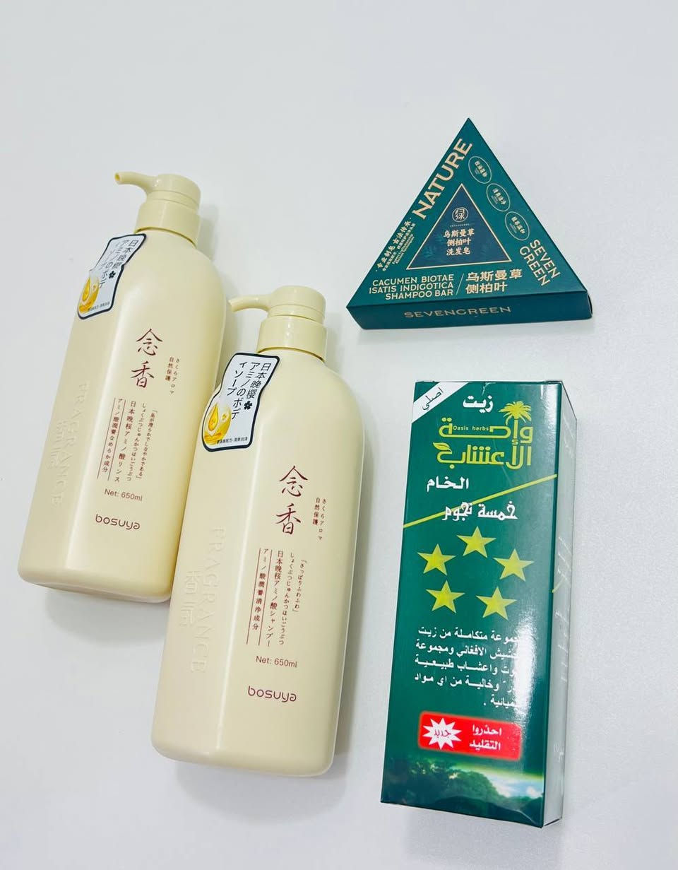 ✨ العَرض المثالي للعناية بالشَّعـر ✨ منتجات أساسية تخلي شعـرج ناعم، مرتب،  🫶🏻🥹
للشباب وللبنـات 🤝🏻
1️⃣ شامبو ساكورا – ينظف بلطف + يغـذي فروة الرأس 🧴 ويخلصج من القشـرة ياباني 🇯🇵
2️⃣ بلسم ساكورا – ينطي ترطيب ونعومة من أول استعمـال 💆🏻‍♀️ يخلصج من النفشـة يابانـي 🇯🇵
3️⃣○ زيت واحة الأعشاب مجموعة زيوت متكاملة لعلاج الشعر من الحشيش الأفغاني الخام الاصلي  تطويل الشعر بشكل مذهل خلال مدة قصيرة
4️⃣صابونة الاعشاب السحرية للشعر  ⋆｡ ֓୨୧ 🍃🌱مشهورة جداً في الصين واليابان ✨
تساعد على تنظيف فروة الشعر  تقلل تساقط الشعر تساعد على نمو الشعر 👍🏻مصنوعة من اعشاب طبيعية خالية
🚚 توصيل متوفر لكل المحافظات
🎀 الكمية محدودة، ﹏﹏﹏﹏﹏. 🩷⋆˚
سعـر العرض / 24


**إذا كنت صاحب هذا الإعلان وتريد حذفه لأي سبب، رجاءا أرسل رسالة إلى الدعم الفني**