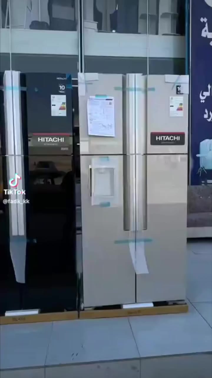 وصول حاويه من ثلاجات الهيتاشي القايوان التايلندي..✅️.
آقساط شهري بدون حجز الماستر كارد..🔥.

#القسط_الشهري ❣️❣️١١٥ ألف ❣️❣️.

  سعر النقد ❣️❣️١٣٢٥ ألف❣️❣️.

ثلاجه هيتاشي 4 باب سايد باي سايد 28 قدم 

ذات مواصفات عالمية
-----------

ثلاجة سايد باي سايد بابين من HITACHI 🌨️

❄️حجم 28 قدم R-S700PUQ❄️🎉

الارتفاع 180سم العرض 92سم العمق 72سم
الضمان ١٠ سنوات موقعي بداخل منزلك
بالوان مختلفه ...
ذات مواصفات عالمية
-------------
1-نضام التحكم بل عاكس
2-تبريد ثنائي المراوح 
3-بدون موازن
4-التبريد الفعال عند درجة حرارة 60م
5-حافظ البرودة لمدة طويلة
6-المستشعر الحراري الاقتصادي
7-حجرة قابلة لاختيار الوضع
8-حجرة خظراوات كبيرة وذات رطوبة فائقة
9-لوحة تحكم بإضاءة LED
10-نانوتيتانيوم
11-رفوف من الزجاج المقوى

🌍🌍الديوانيه 

شارع المطاط بدايه حولي الخصيمه.
او ، حولي الخصيمه شارع حيدر حجي هندي 
(نهايه شارع التربيه الجديدة).

***********
***********
***********
