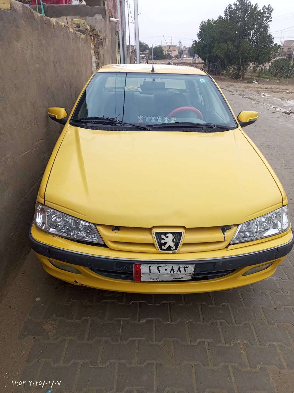 بيجو بارص موديل 13 سنويه لل30 بسمي ***********
السعر 34 وبيها مجال 
المكان ديوانيه قضاء البدير
