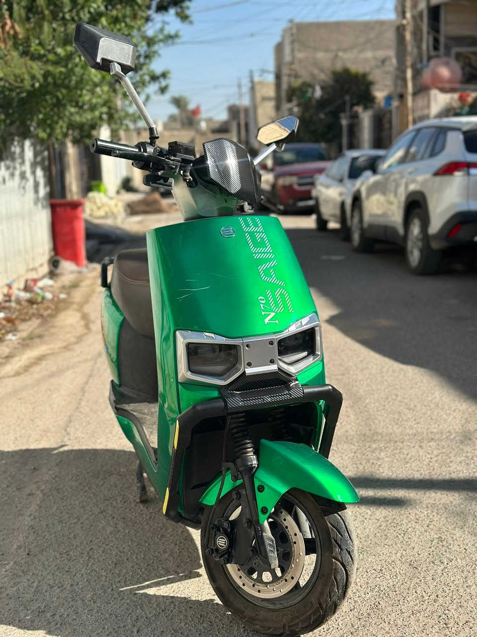 شوف صور وركز بنضافه دراجه شحن 6 بطاريات كلهن يقرن 12 دراجه جديده وما بيها نقص شي تايرات جدد بريكات شلعه قويه لايتات كلشي ما بيها نقص لونها حلو مميز سعر 750 مكاني بغداد دوره رقمي ***********
