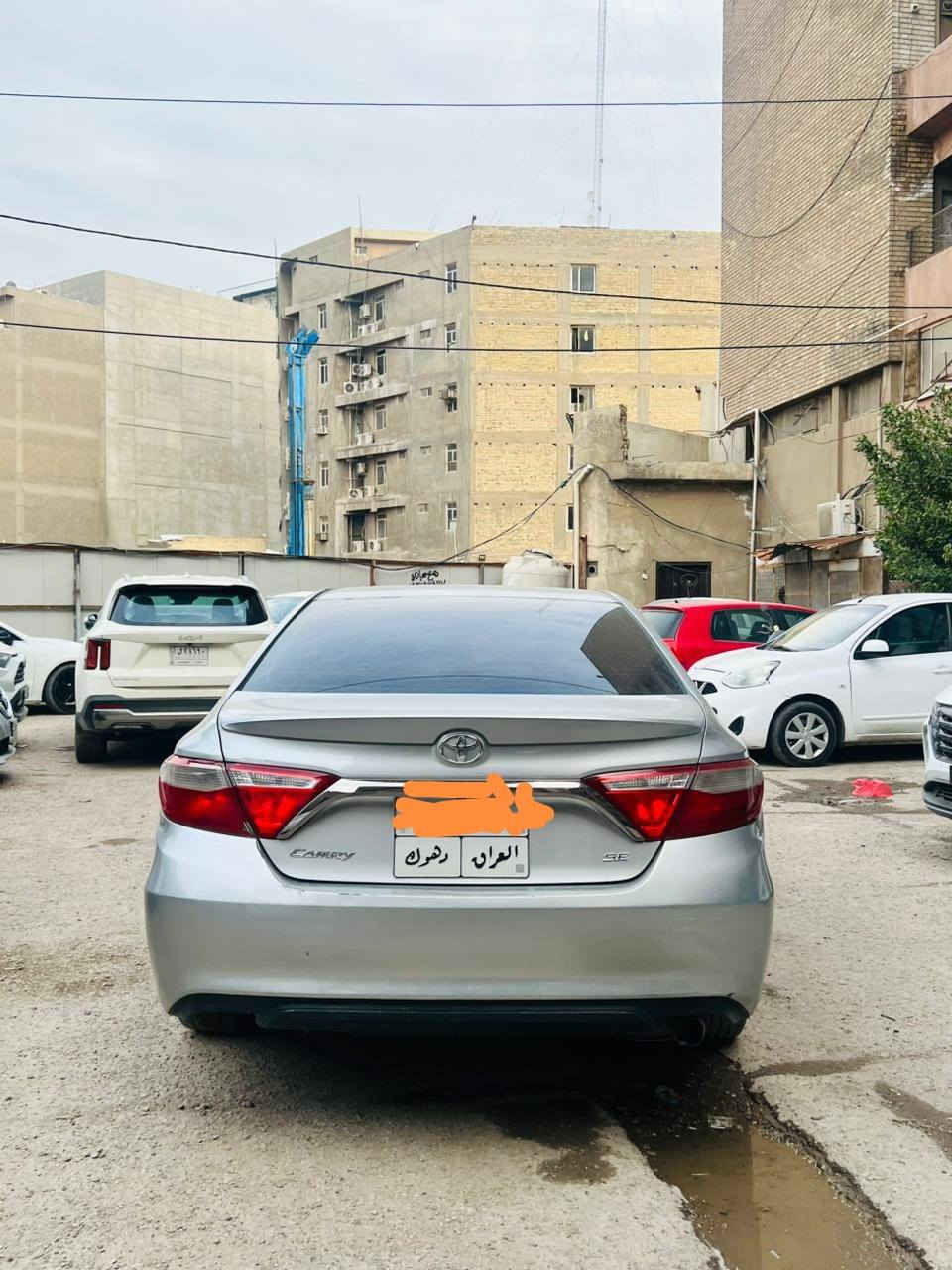 كامري 2016 se, ضررها 3 قطع صبغ
السيارة جاهزة  المكان بغداد السعر 140$.
الرقم *********** واتساب مفتوح
