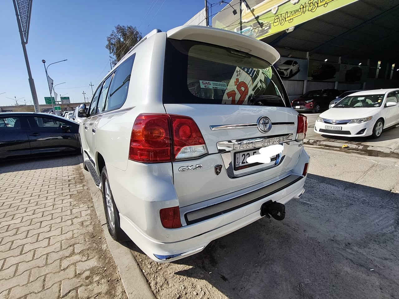تويوتا لاندكروزر جكسارا  بريم فول 
موديل 2013  ماشي 197 ألف كيلومتر 
 سعر  370 ورقه     ***********
كير محرك تبريد كهربائي كلها بشرط 
سياره جاهز دينار مصرف مابي 
محرك 6 سلندر 
من دعاميه للدعاميه بشرط 
بدون ضرر بدون صبغ 
فقط شبرين تعديل بارد PDR
عنوان سياره كركوك شراع معارض 
شراي اتصل ***********
