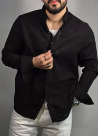 قميص رجالي • خامة لنن • الاسكان الرابعه