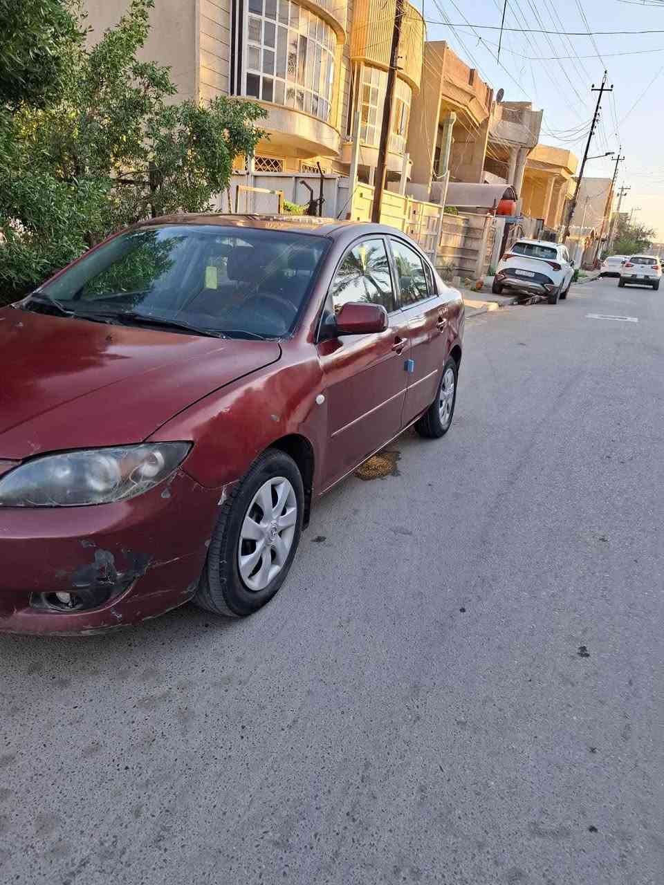 السلام عليكم 
للبيع مازدا زووم 3 2008 وارد امريكي محرك وكير كورلا 2008 
مصبوغة حزام 
تبريد نقص كومبريسر. تدفئة شغالة 
رقم ديالى انكليزي باسمي 
مكان السيارة بغداد تقاطع درويش 
السعر 47 وبي مجال 
للاتصال *********** بغداد, العراق
