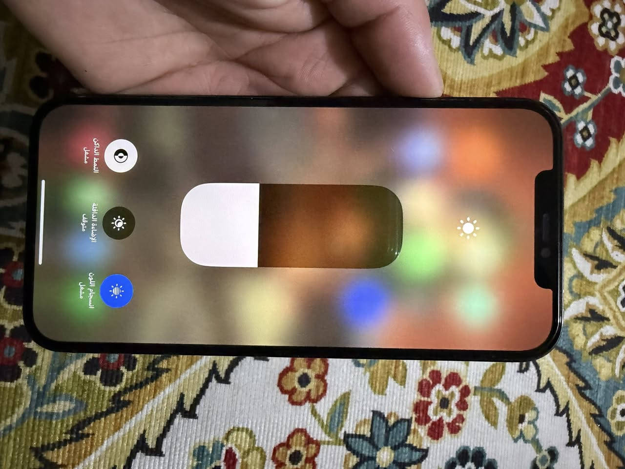 ايفون 12 برو ماكس ذاكره 256 بطاريه 78 الجهاز  نضيف حيل مابي اي شخط  مامبدل بي اي شي  بلتحديث طلعلي الشاشه مبدله اصليه من الشركه السعر 425 الف وبي مجال العنوان بغداد البلديات  رقم الهاتف ***********
