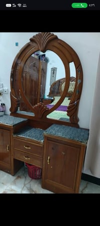 ميز مرايه • نجاره • طبلات نظيفه